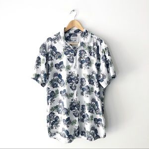 Frank and Oak Floral Button Down Shirt